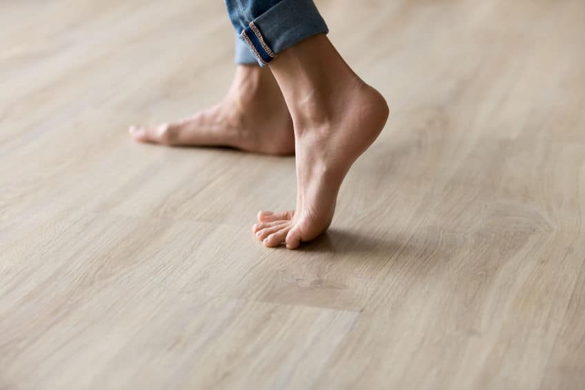Spongy Laminate Floor, Does Laminate Flooring Feel Cold